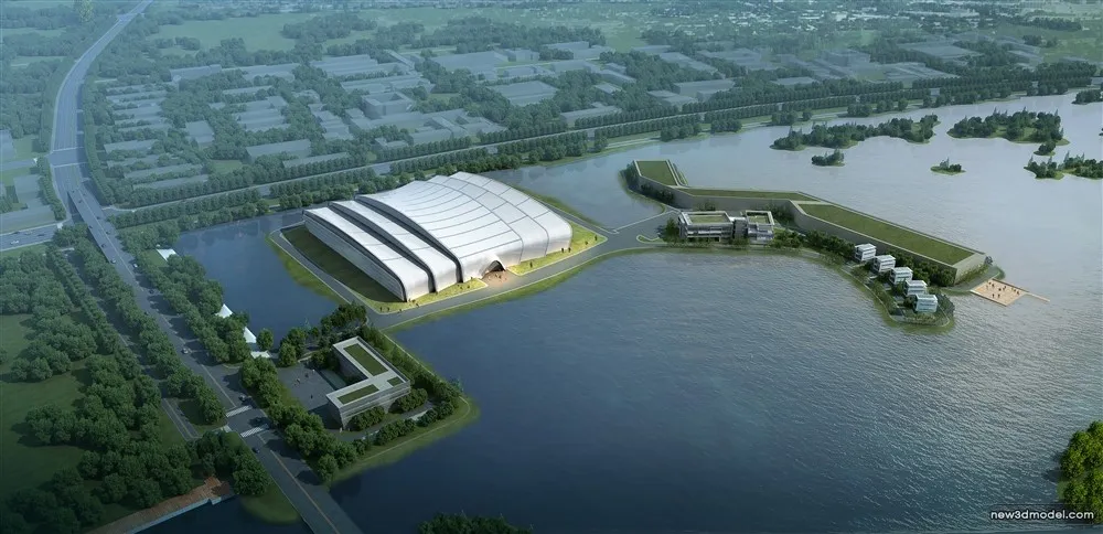 3D Models of Commercial Building - Exterior 3D Scenes - 398