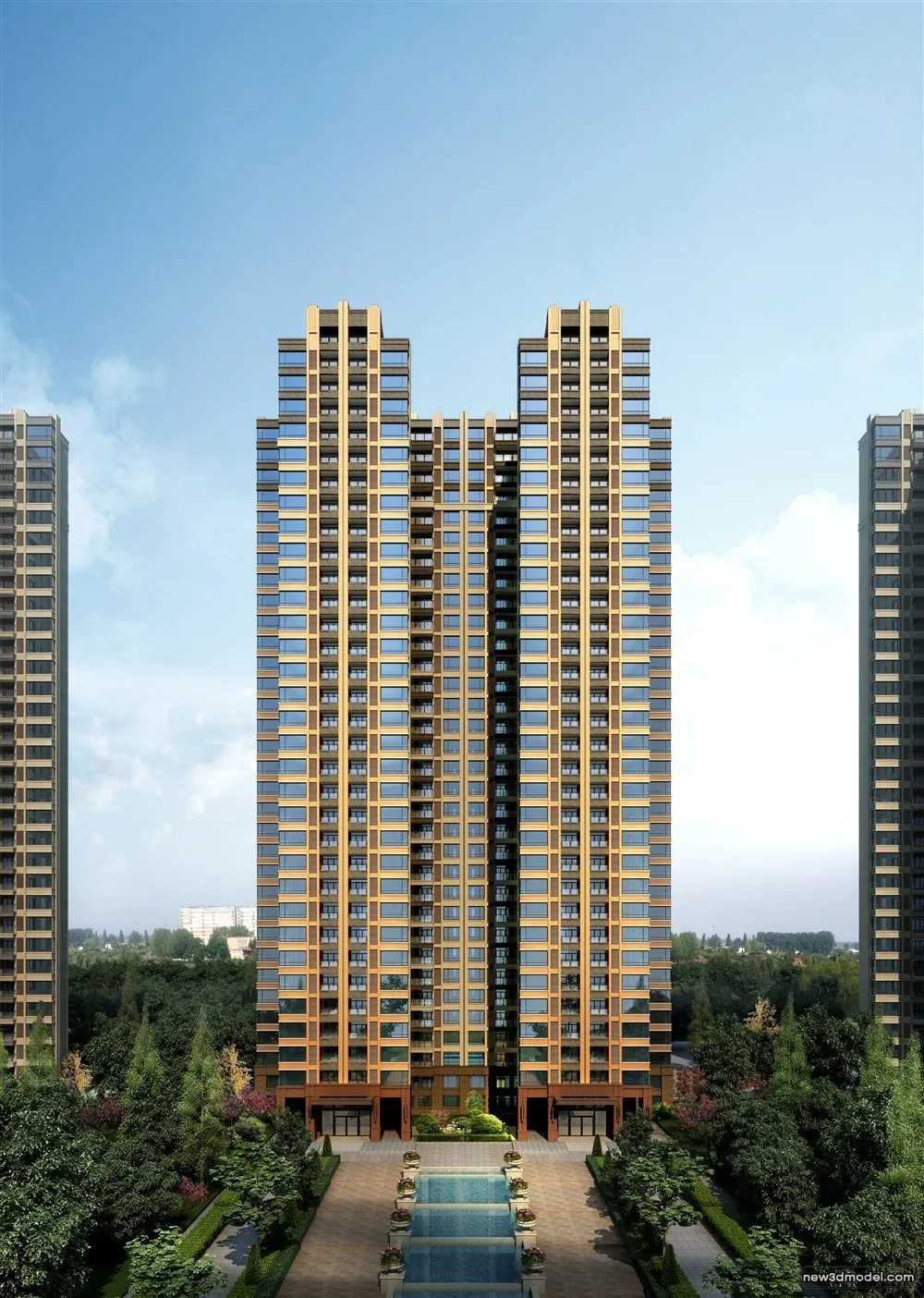 3D Models of Commercial Building - Exterior 3D Scenes - 400