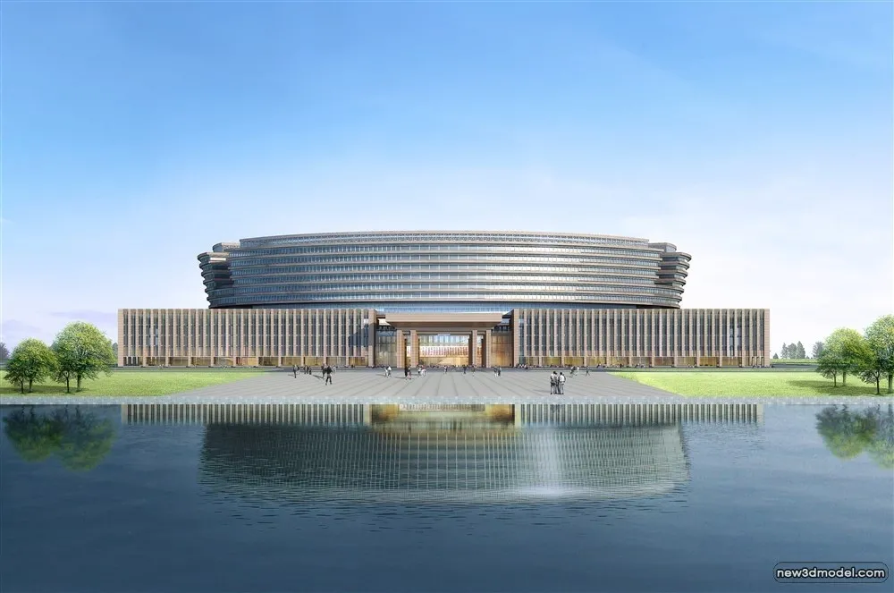 3D Models of Commercial Building - Exterior 3D Scenes - 404