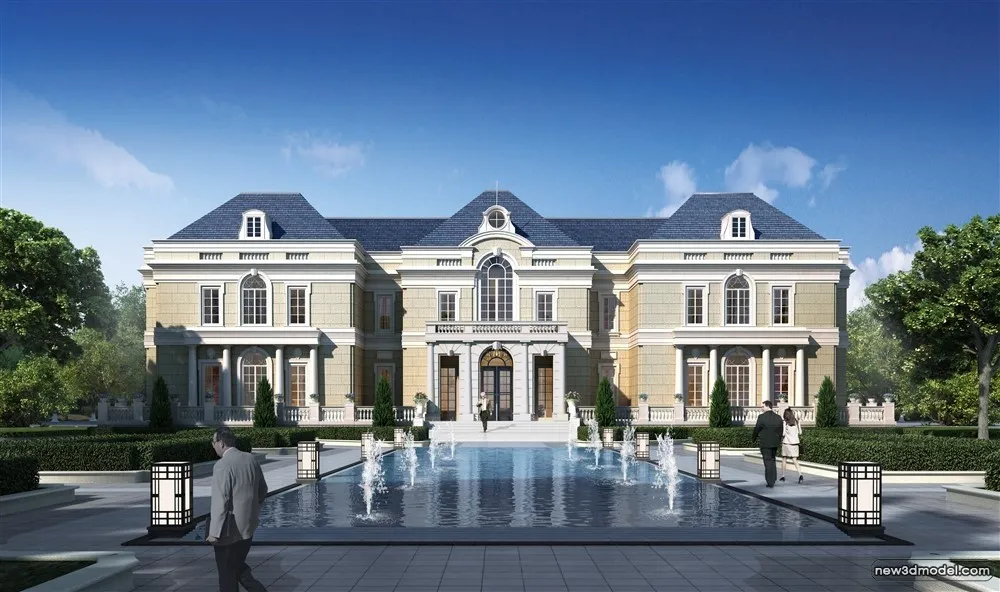 3D Models of Commercial Building - Exterior 3D Scenes - 413