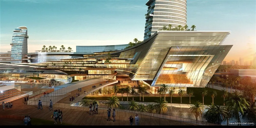 3D Models of Commercial Building - Exterior 3D Scenes - 420