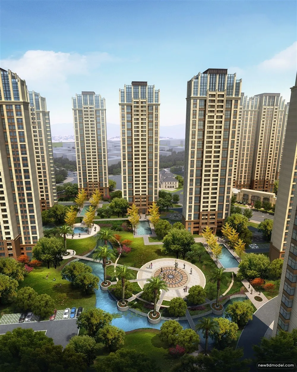 3D Models of Commercial Building - Exterior 3D Scenes - 421