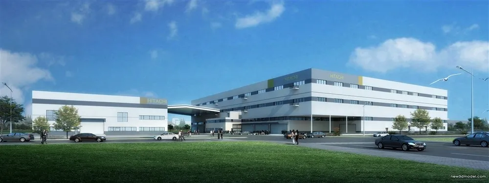 3D Models of Commercial Building - Exterior 3D Scenes - 423