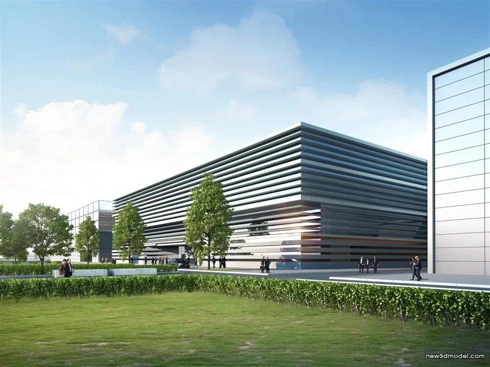 3D Models of Commercial Building - Exterior 3D Scenes - 428