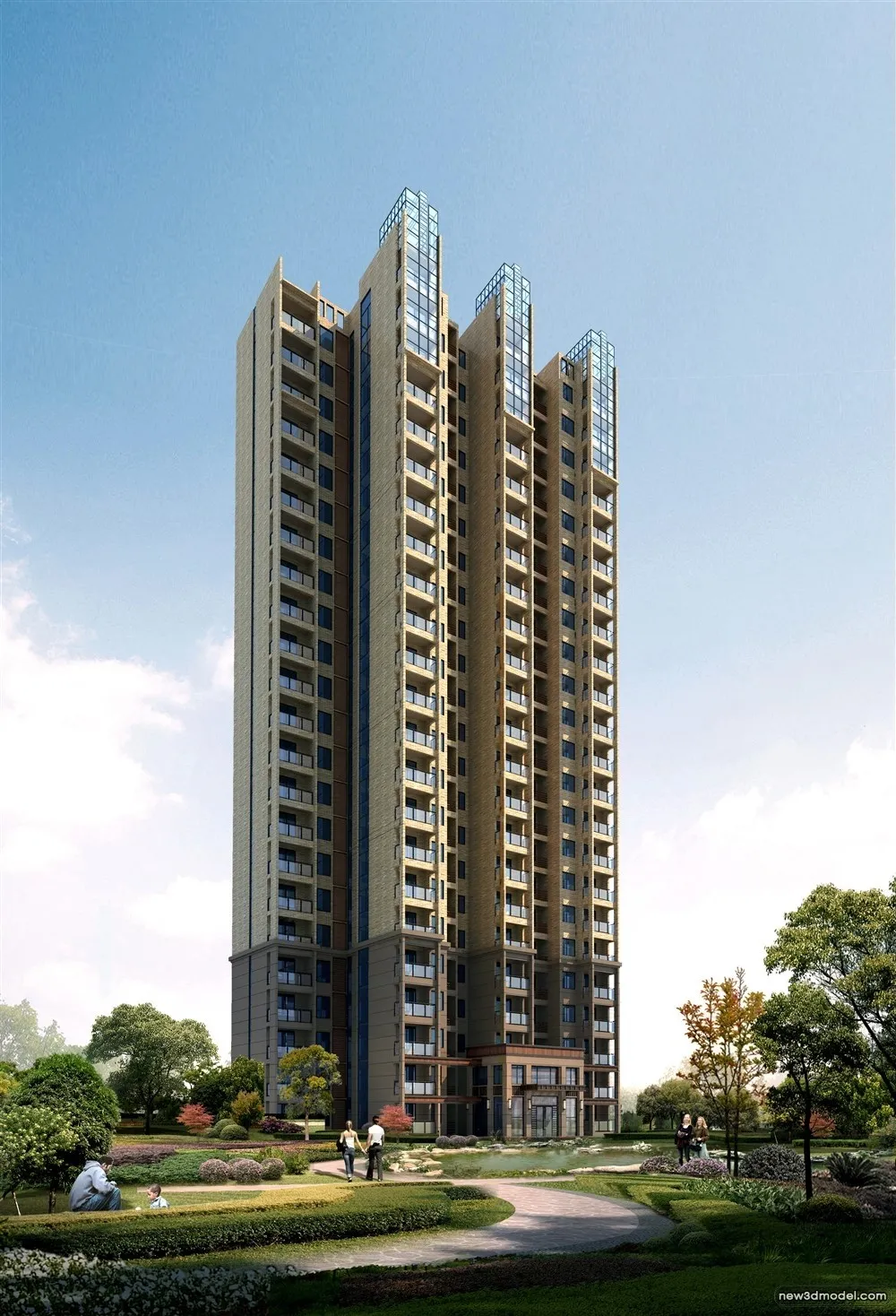 3D Models of Commercial Building - Exterior 3D Scenes - 429