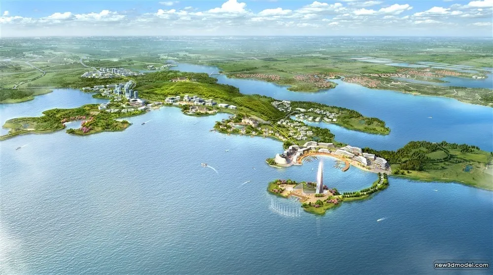 3D Models of Commercial Building - Exterior 3D Scenes - 436