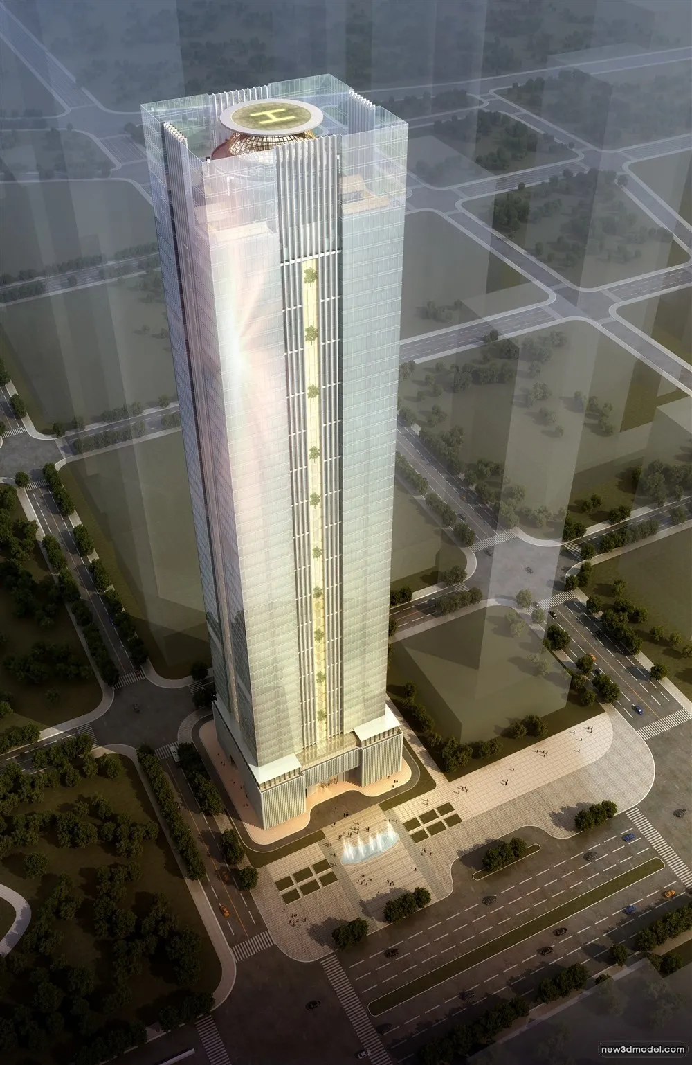 3D Models of Commercial Building - Exterior 3D Scenes - 450