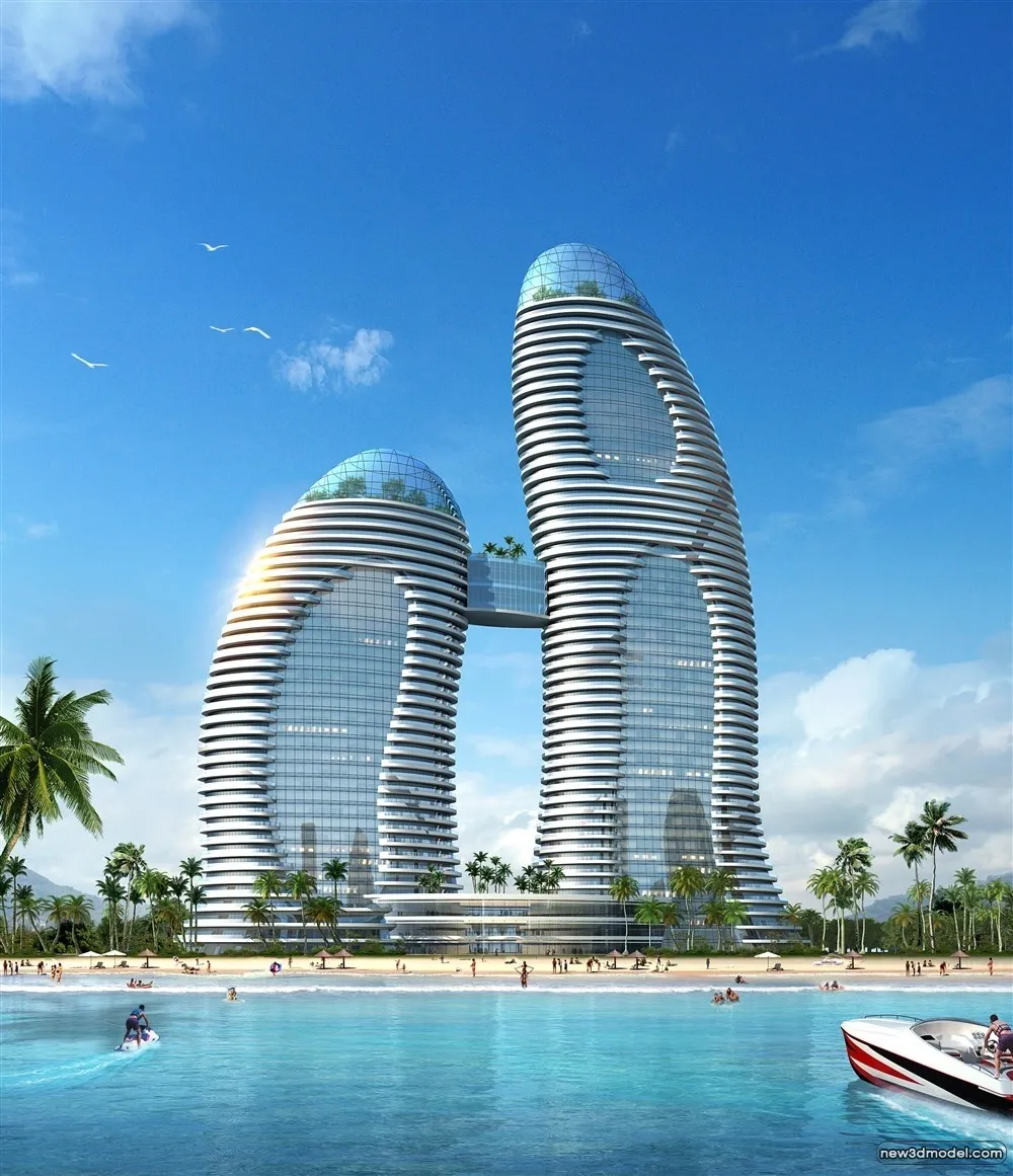 3D Models of Commercial Building - Exterior 3D Scenes - 459