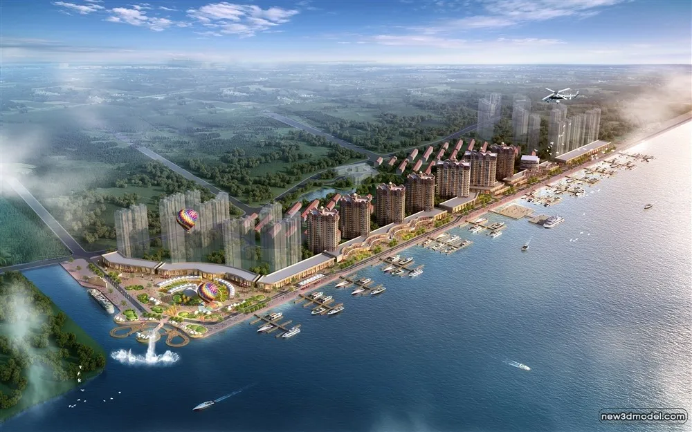 3D Models of Commercial Building - Exterior 3D Scenes - 462