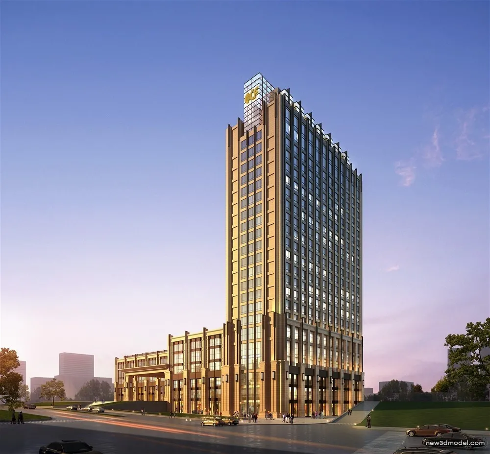 3D Models of Commercial Building - Exterior 3D Scenes - 463