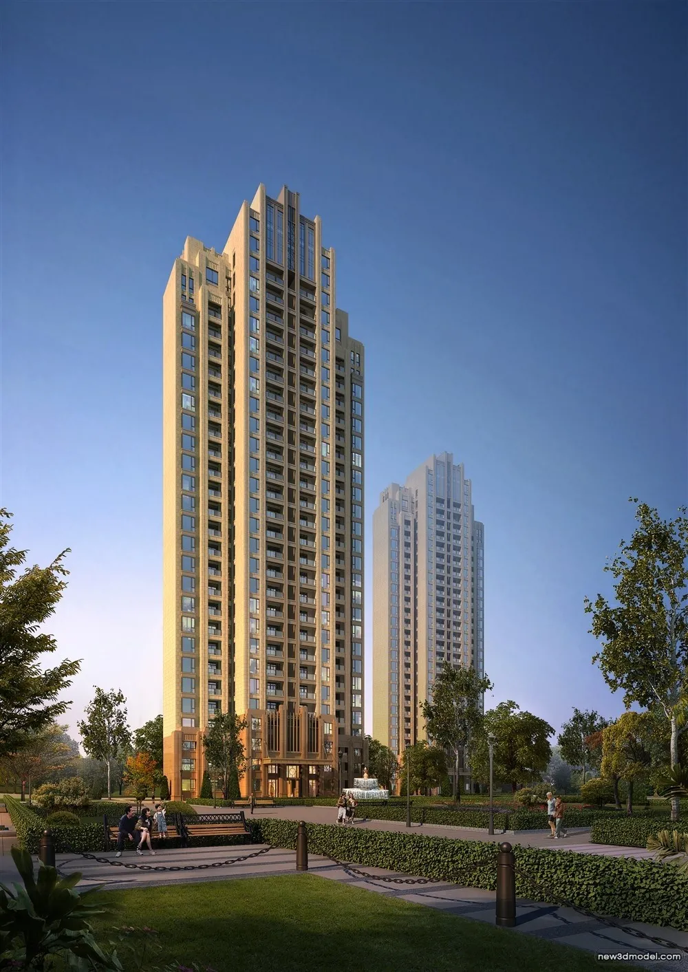 3D Models of Commercial Building - Exterior 3D Scenes - 465