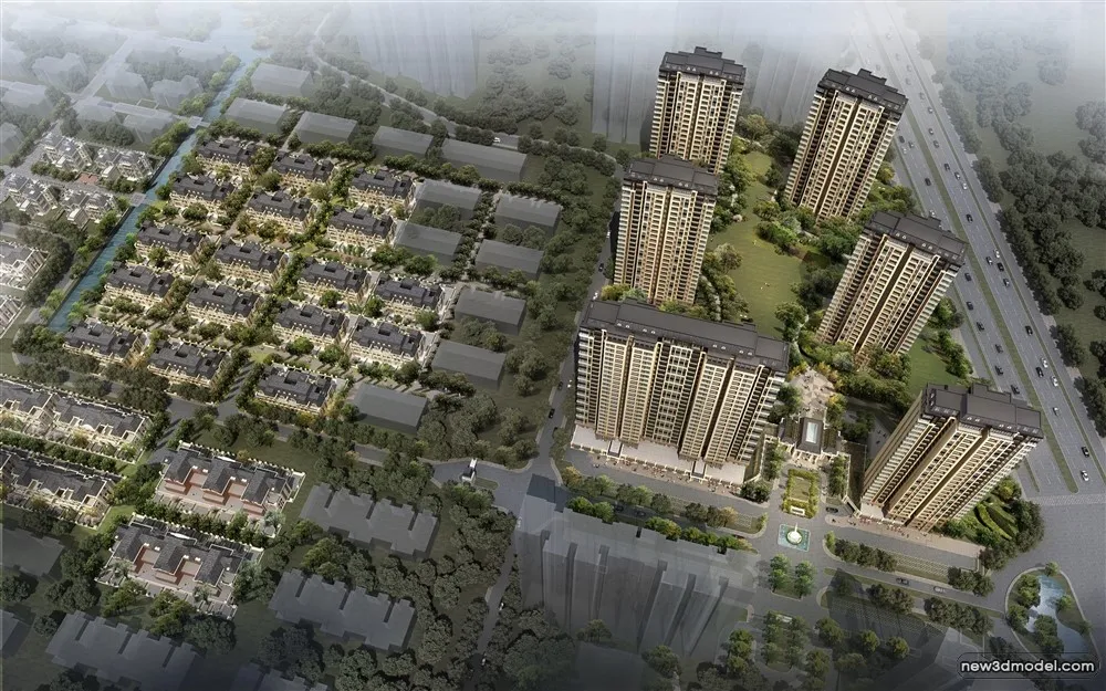 3D Models of Commercial Building - Exterior 3D Scenes - 469