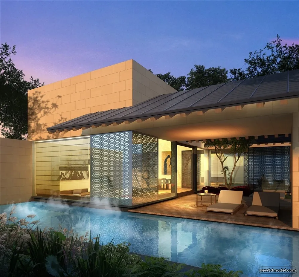 3D Models of Commercial Building - Exterior 3D Scenes - 471