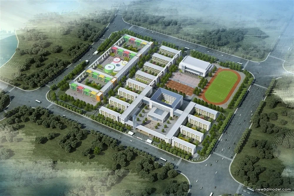 3D Models of Commercial Building - Exterior 3D Scenes - 474