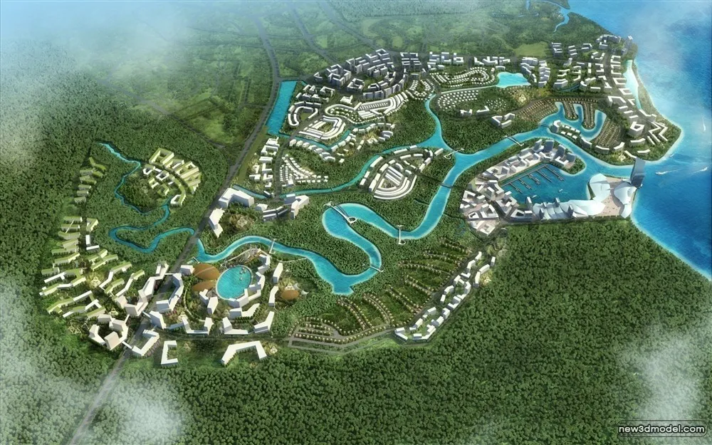 3D Models of Commercial Building - Exterior 3D Scenes - 481