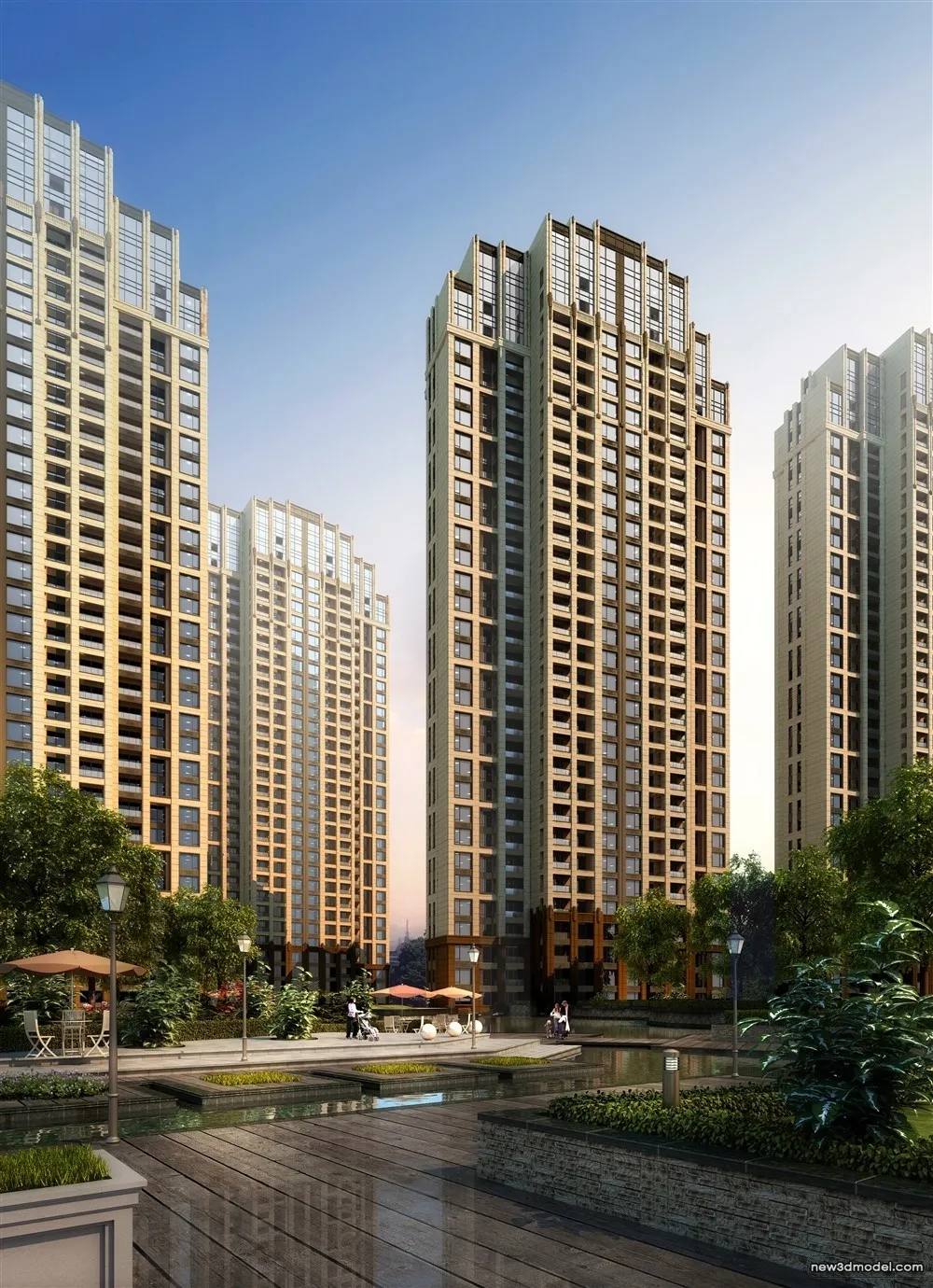 3D Models of Commercial Building - Exterior 3D Scenes - 483