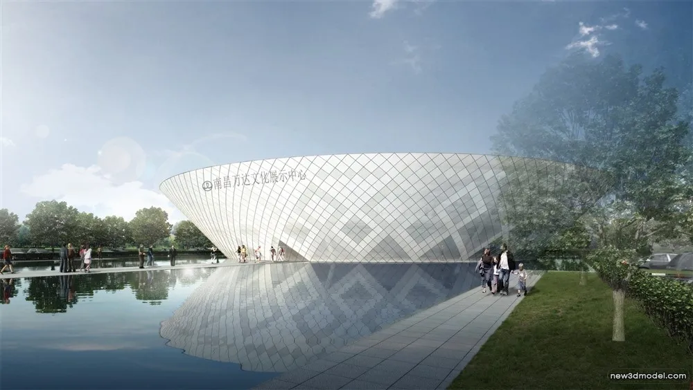 3D Models of Commercial Building - Exterior 3D Scenes - 491