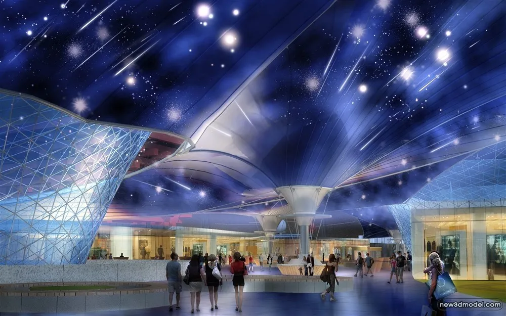 3D Models of Commercial Building - Exterior 3D Scenes - 494