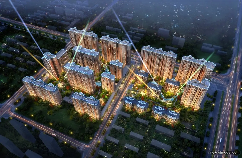 3D Models of Commercial Building - Exterior 3D Scenes - 510