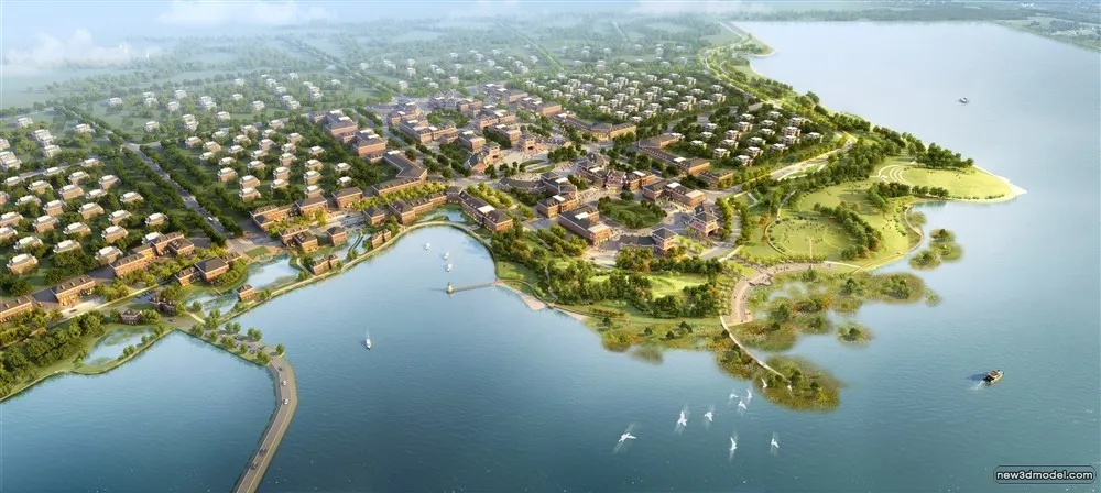 3D Models of Commercial Building - Exterior 3D Scenes - 530