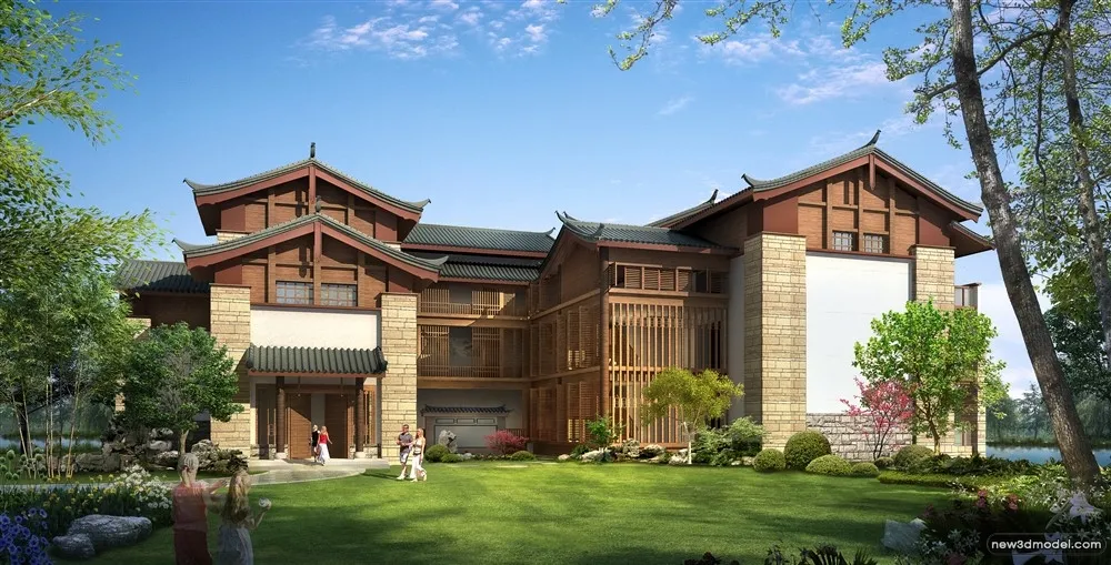 3D Models of Commercial Building - Exterior 3D Scenes - 531