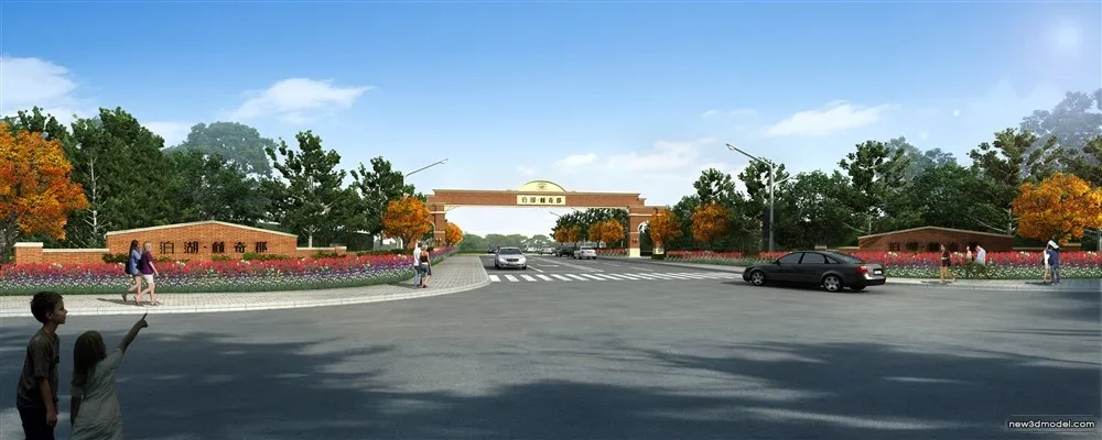 3D Models of Commercial Building - Exterior 3D Scenes - 533