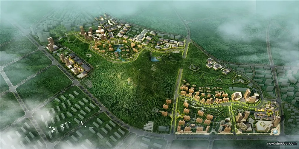 3D Models of Commercial Building - Exterior 3D Scenes - 543