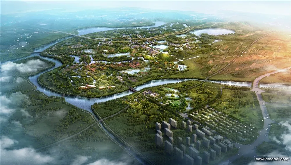 3D Models of Commercial Building - Exterior 3D Scenes - 546