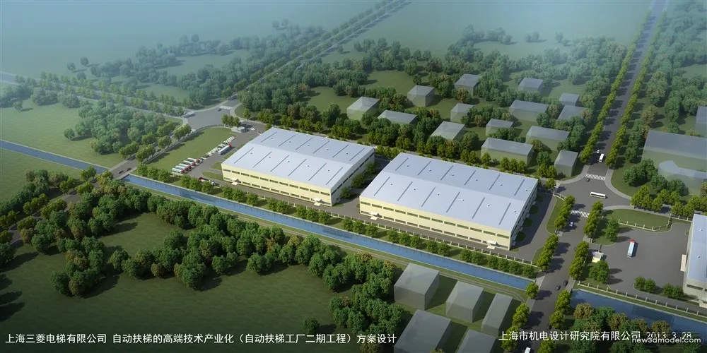 3D Models of Commercial Building - Exterior 3D Scenes - 555