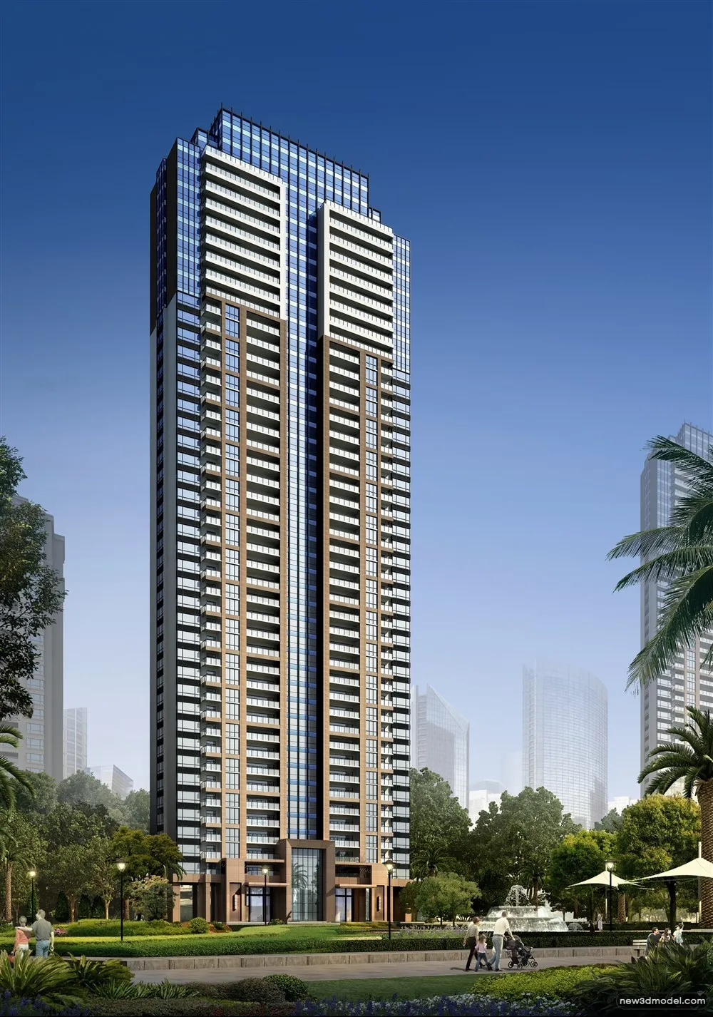 3D Models of Commercial Building - Exterior 3D Scenes - 563