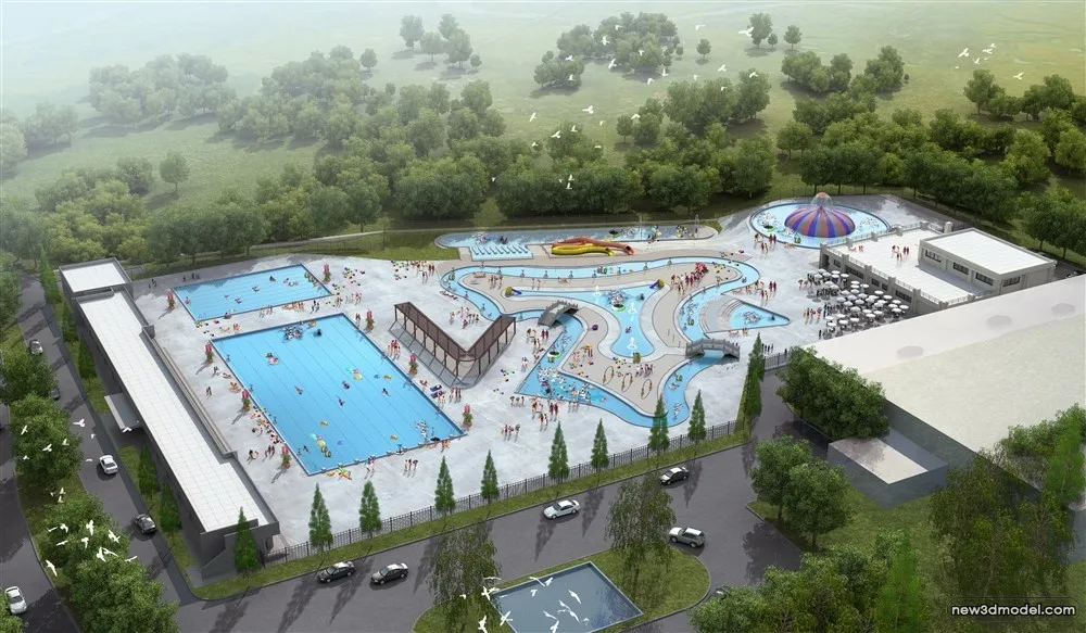 3D Models of Commercial Building - Exterior 3D Scenes - 564