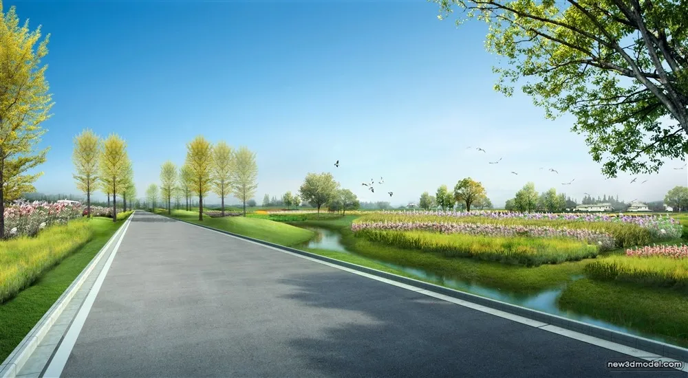 3D Models of Commercial Building - Exterior 3D Scenes - 575