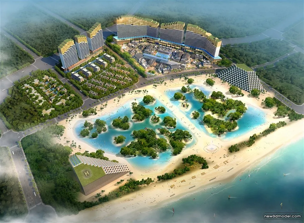 3D Models of Commercial Building - Exterior 3D Scenes - 578