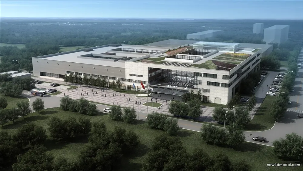 3D Models of Commercial Building - Exterior 3D Scenes - 593