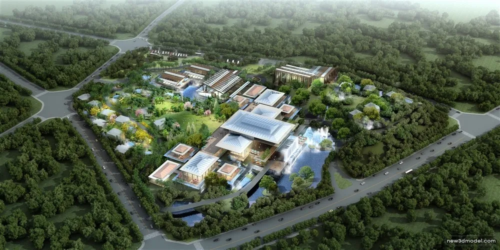 3D Models of Commercial Building - Exterior 3D Scenes - 597