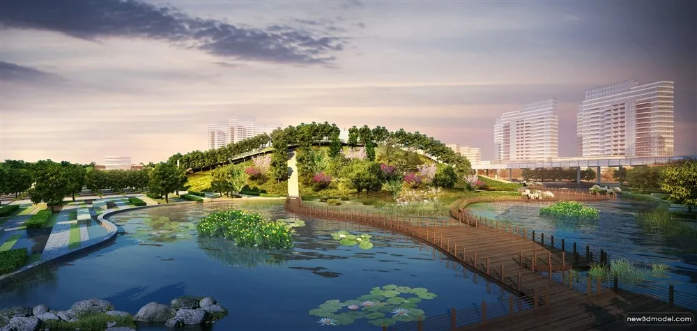 3D Models of Commercial Building - Exterior 3D Scenes - 602