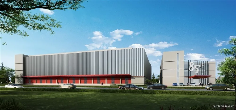 3D Models of Commercial Building - Exterior 3D Scenes - 605