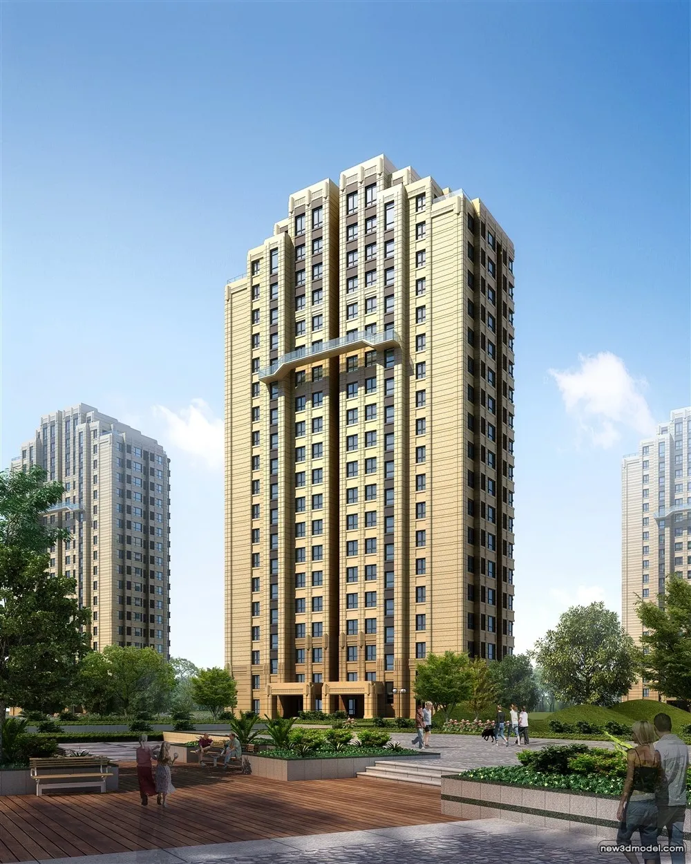 3D Models of Commercial Building - Exterior 3D Scenes - 606