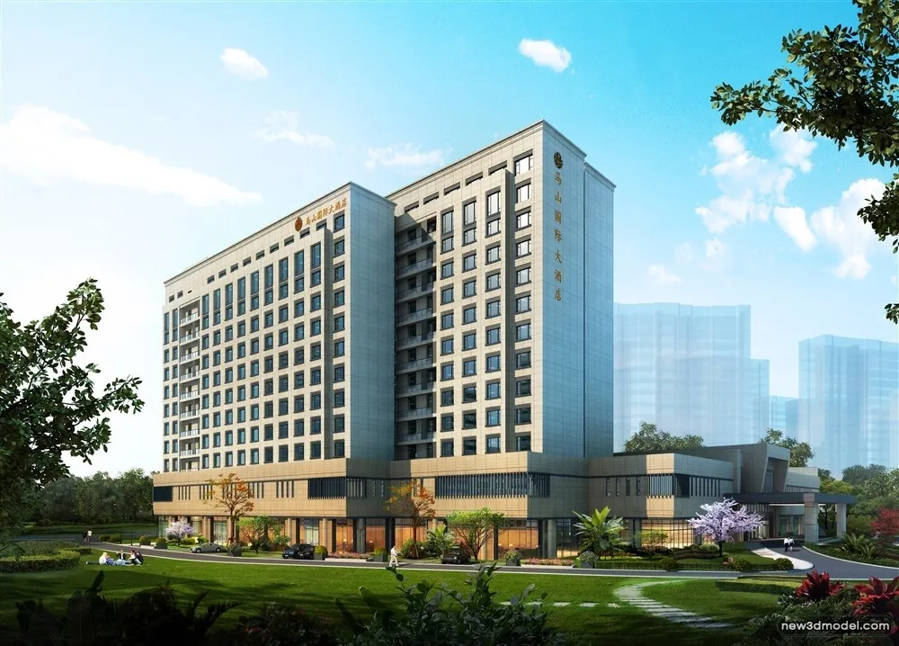 3D Models of Commercial Building - Exterior 3D Scenes - 611