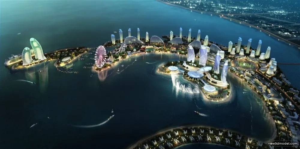 3D Models of Commercial Building - Exterior 3D Scenes - 612