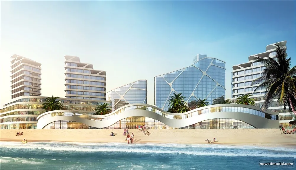 3D Models of Commercial Building - Exterior 3D Scenes - 619