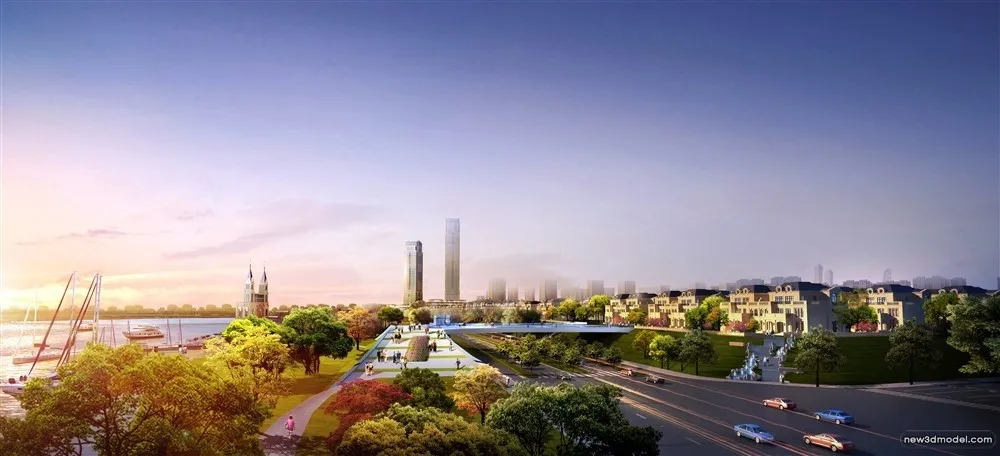 3D Models of Commercial Building - Exterior 3D Scenes - 652