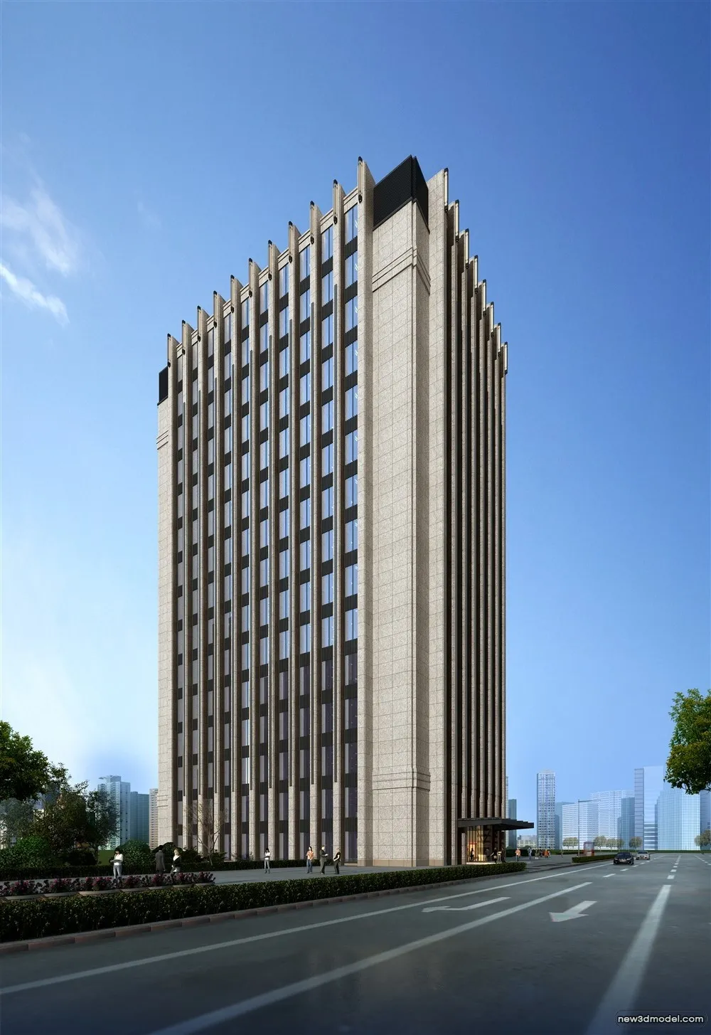 3D Models of Commercial Building - Exterior 3D Scenes - 657