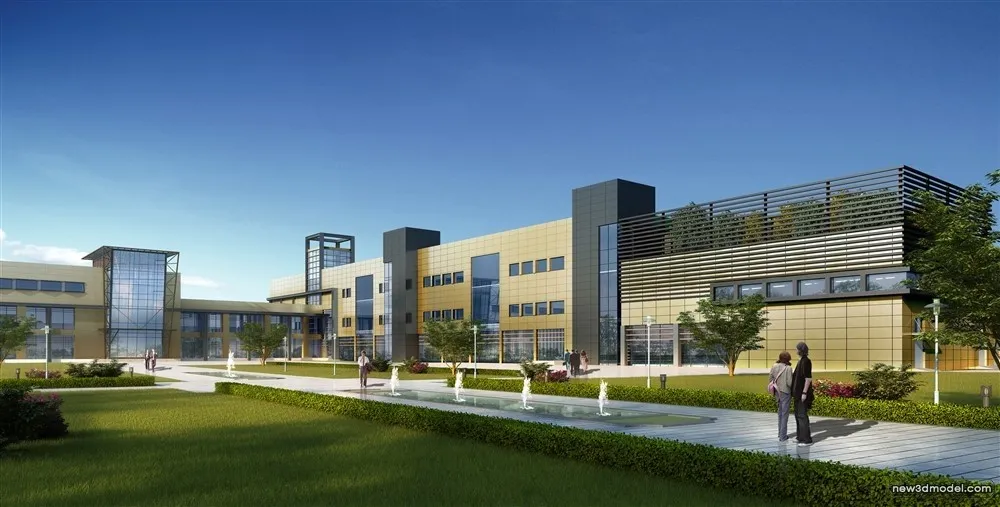 3D Models of Commercial Building - Exterior 3D Scenes - 662