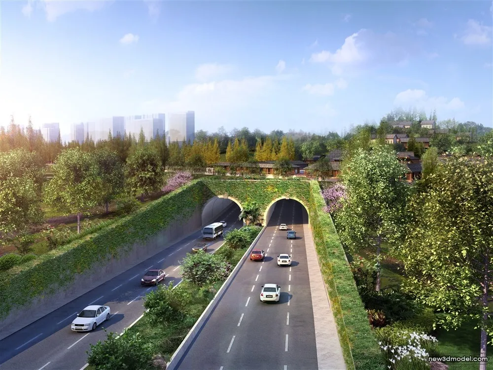 3D Models of Commercial Building - Exterior 3D Scenes - 668