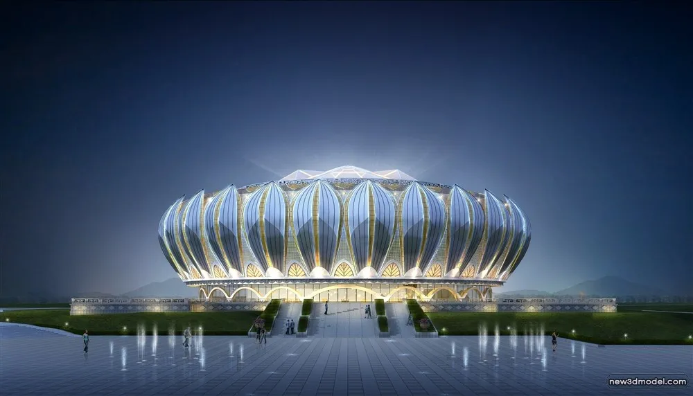 3D Models of Commercial Building - Exterior 3D Scenes - 671