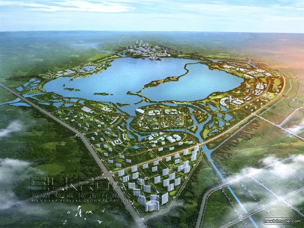 3D Models of Commercial Building - Exterior 3D Scenes - 672