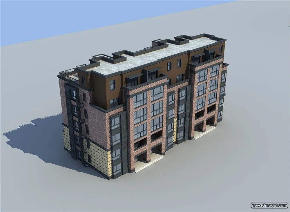 3D Models of Commercial Building - Exterior 3D Scenes - 673