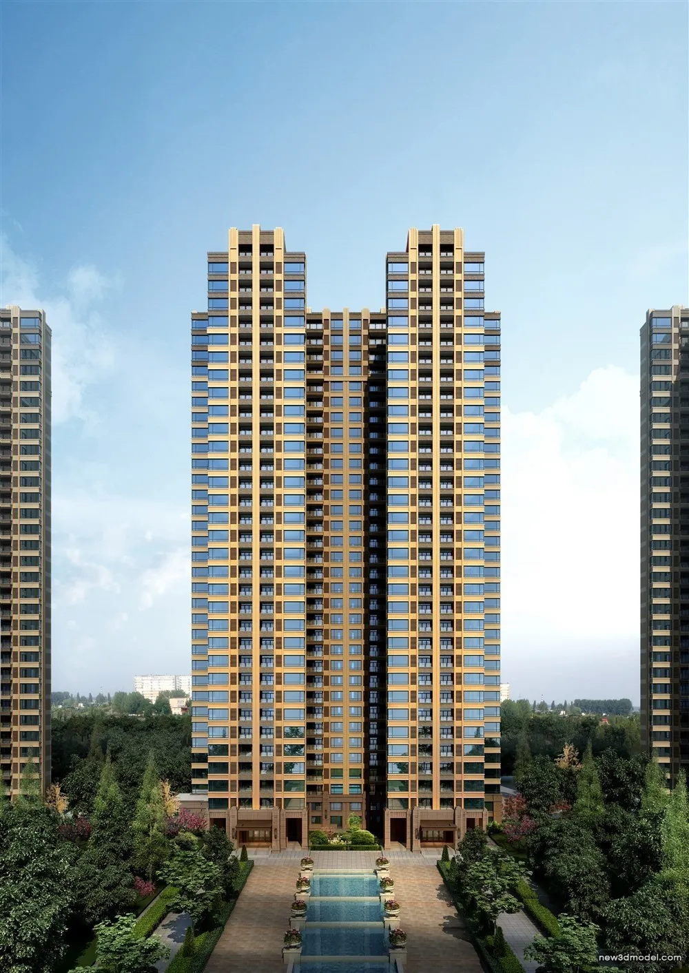 3D Models of Commercial Building - Exterior 3D Scenes - 697