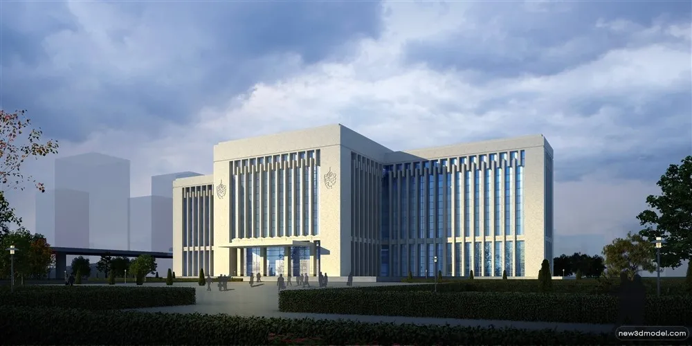 3D Models of Commercial Building - Exterior 3D Scenes - 701